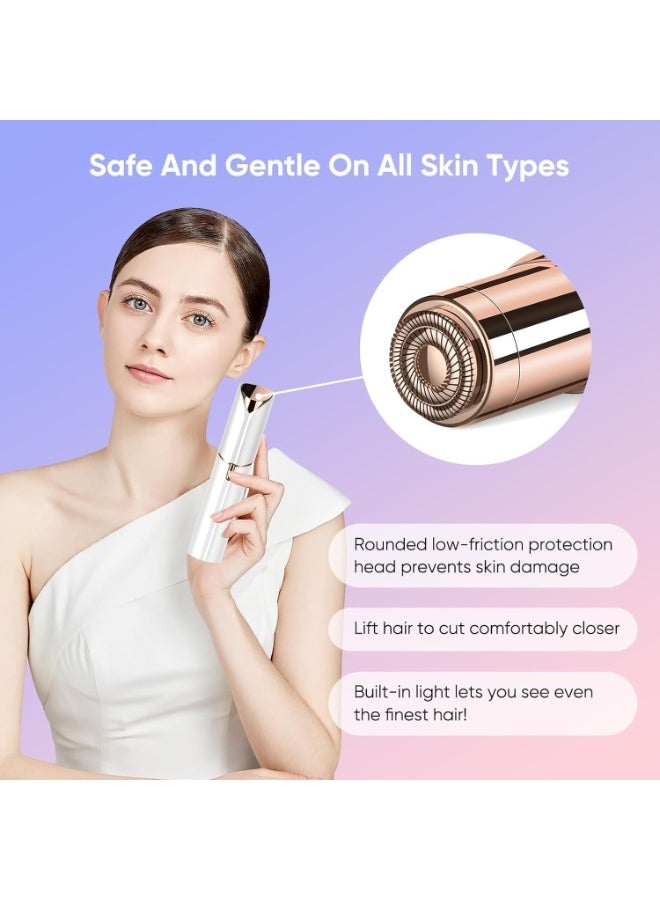 جهاز إزالة شعر الوجه للنساء، مزيل شعر الذقن والخدين والحواجب والشفة العليا - Image 3